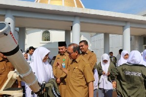 Pantau Gerhana Matahari Cincin 2019, Kemenag Aceh Siapkan 10 Teleskop